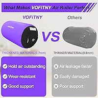 Vista 6 de VOFiTNY Gimnasia Equipo de Tumbling Barril de aire Inflable Octágono Vaso Rodillo Back Bend Trainer Animadoras Sin Bomba