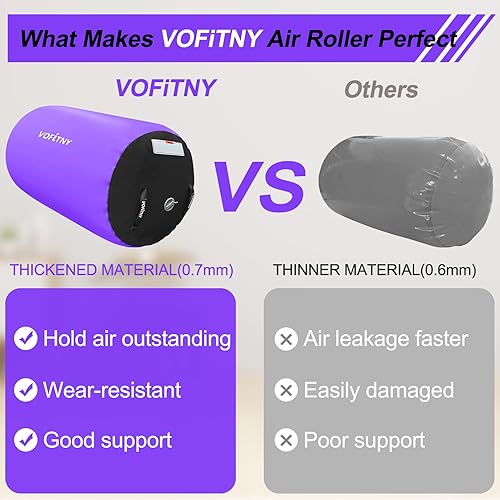 Miniatura 7 de VOFiTNY Colchoneta octagonal para gimnasia Air Barrel para el hogar