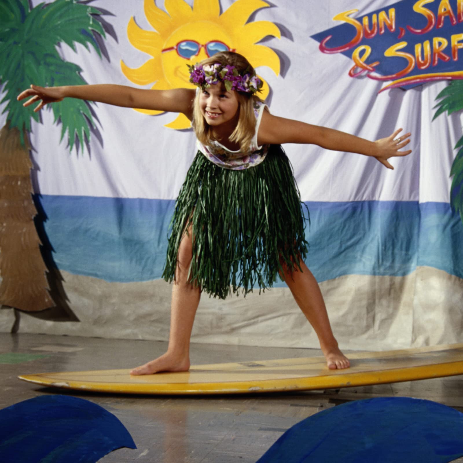 40STK Hawaii Rock Hula Party Bastrock Set mit 8 Elastisches Blumen Rock Hawaii Kostüm,8 Blumenkette,8 Stirnbändern und 16 Armbändern,Hawaii Party Kostüm Set für Sommer-Strandparty-Dekorationen