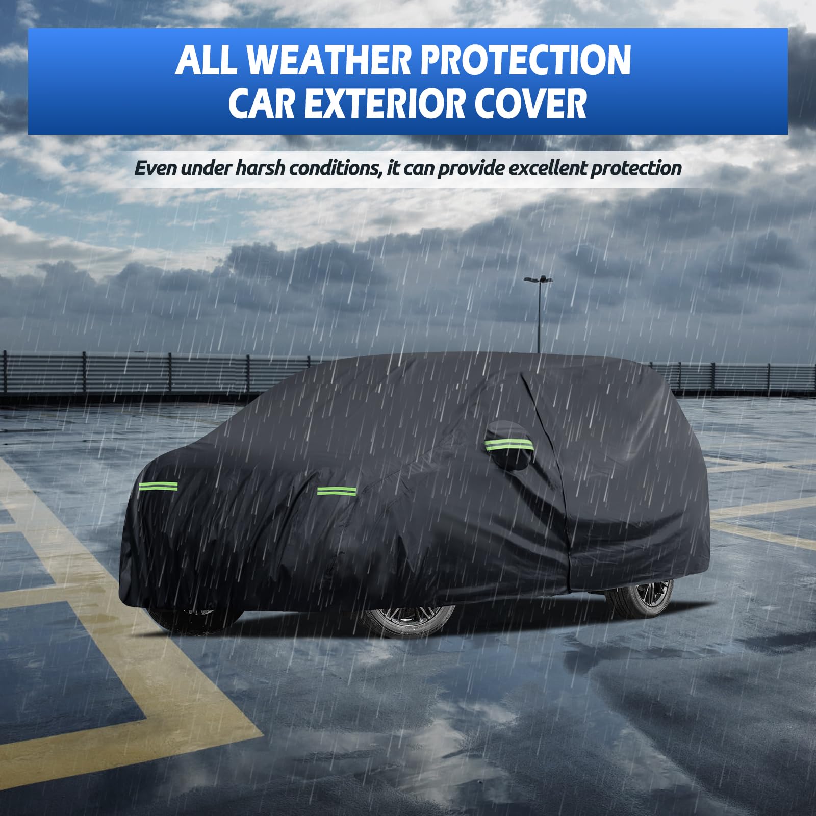 Car Cover Custom Fit for Honda Odyssey Minivan 1999-2025 Migaven Waterproof Full Exterior Cover Sun Rain Protection with — view 7