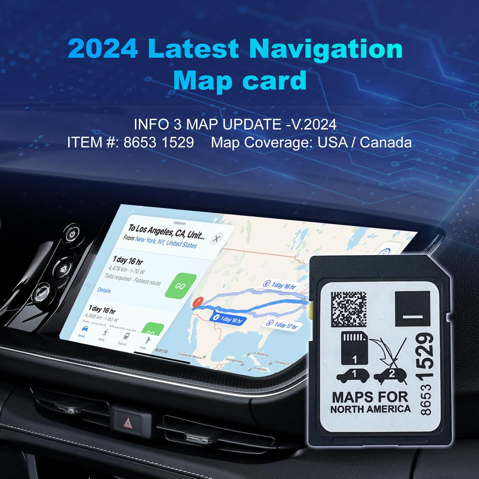 Amazon.com: 86531529 Latest Version 2024 GPS Navigation SD Card
