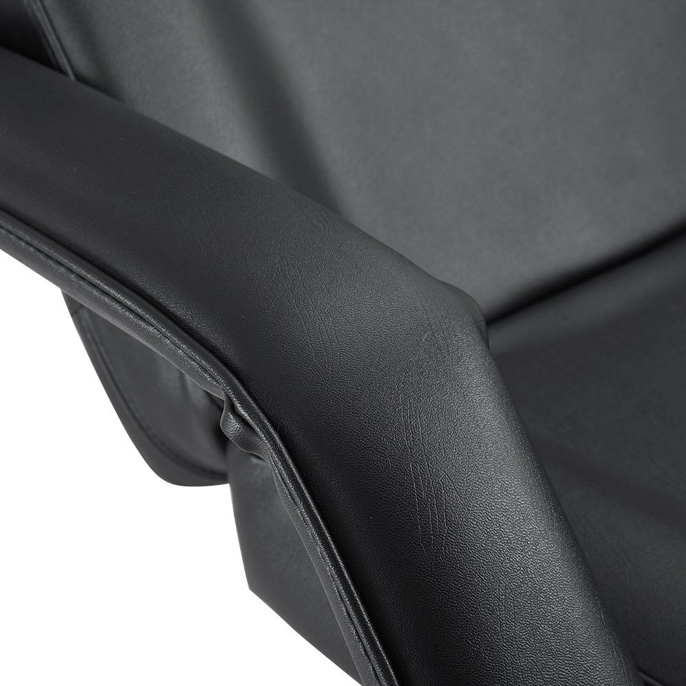 Camilla de Masaje Ajustable Cama de Masaje Plegable de Cuero PU con Taburete para Uso Profesional y Doméstico (Negro)