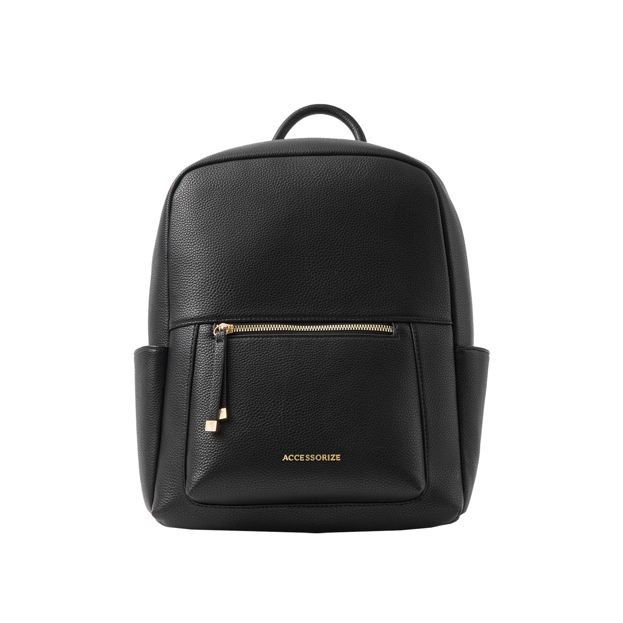 accessorize London Women's Black Bonnie Backpack | Laptop Backpack for Work & Travel | Multi-Pocket Everyday Backpack for Women-picture-36