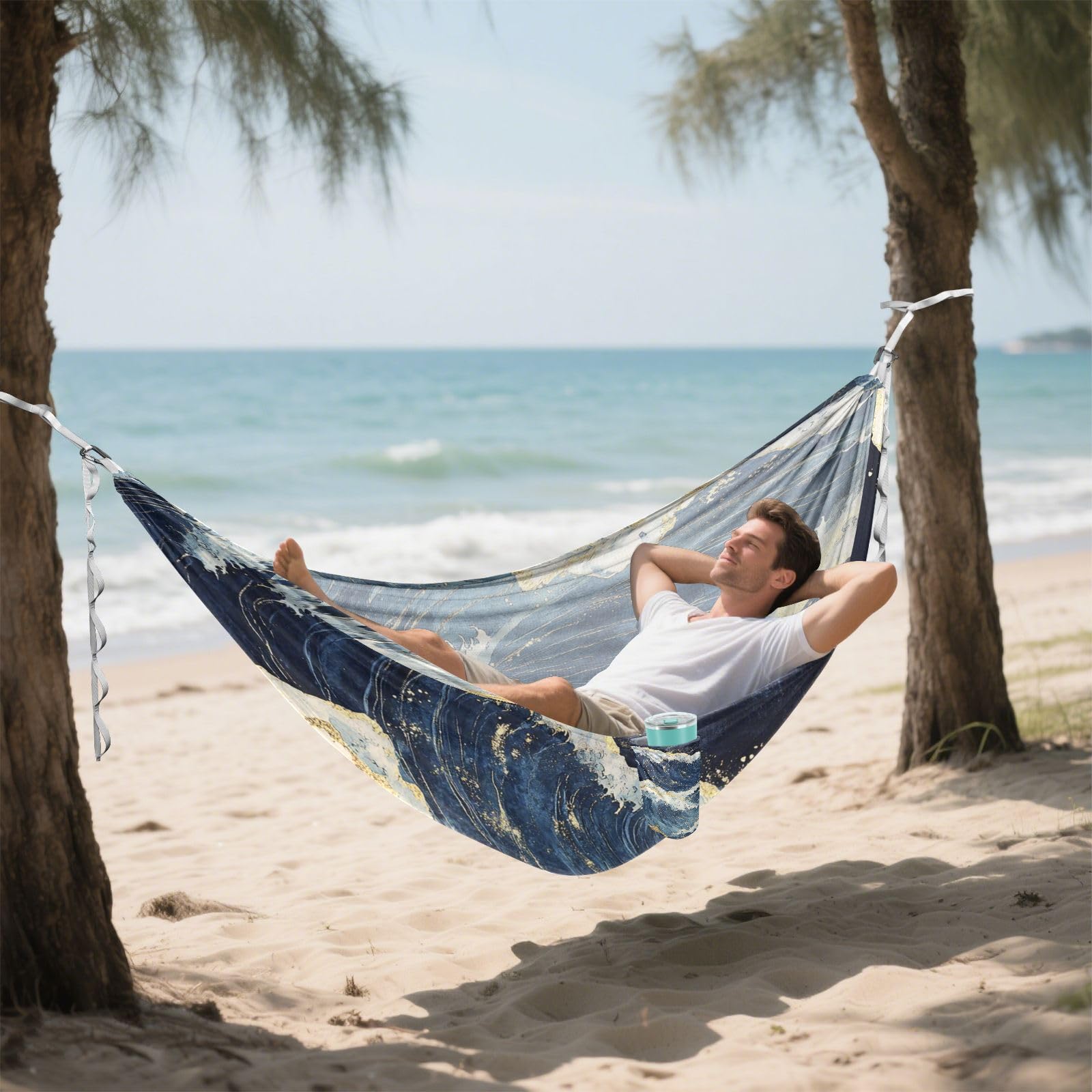 Amazon.com: Deep Waves Japanese Style Hammocks with Hanging Rope