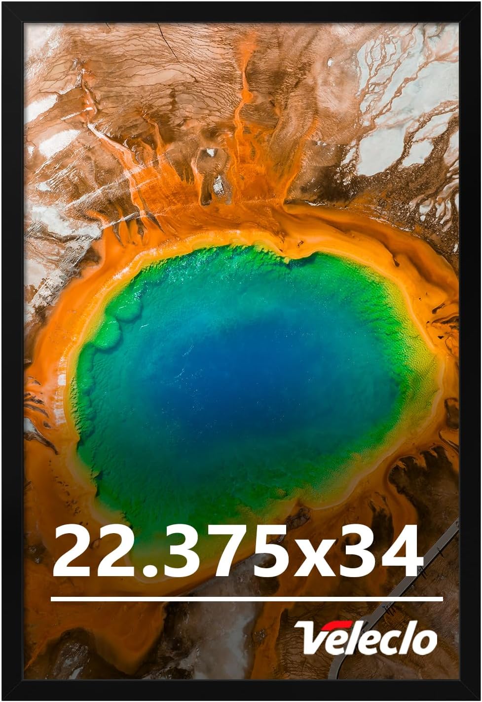 19.25x26.75 Picture Frame for Wall Display, 19.25x26.75 Black Picture Frame with Shatter Resistant Plexiglass, Stable and Sturdy Puzzle Frame for Wall Display, Handpicked Gift Collection