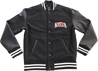 RVCA ジャケット VARSITY LETTERMAN ジャケット BB042768 //ルーカ SPORT メンズ 2021年冬モデル rvca (Large, ブラック)