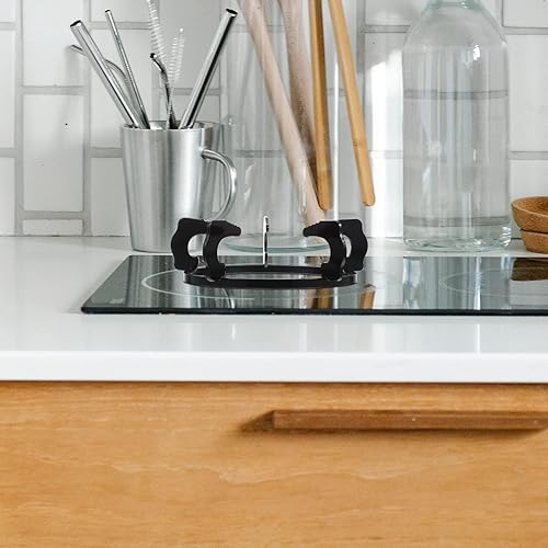 Miniatura 4 de Wok - Anillo de hierro fundido para wok: anillo de soporte para wok, quemador de gas, rejilla para estufa, soporte de placa de gas, anillo de