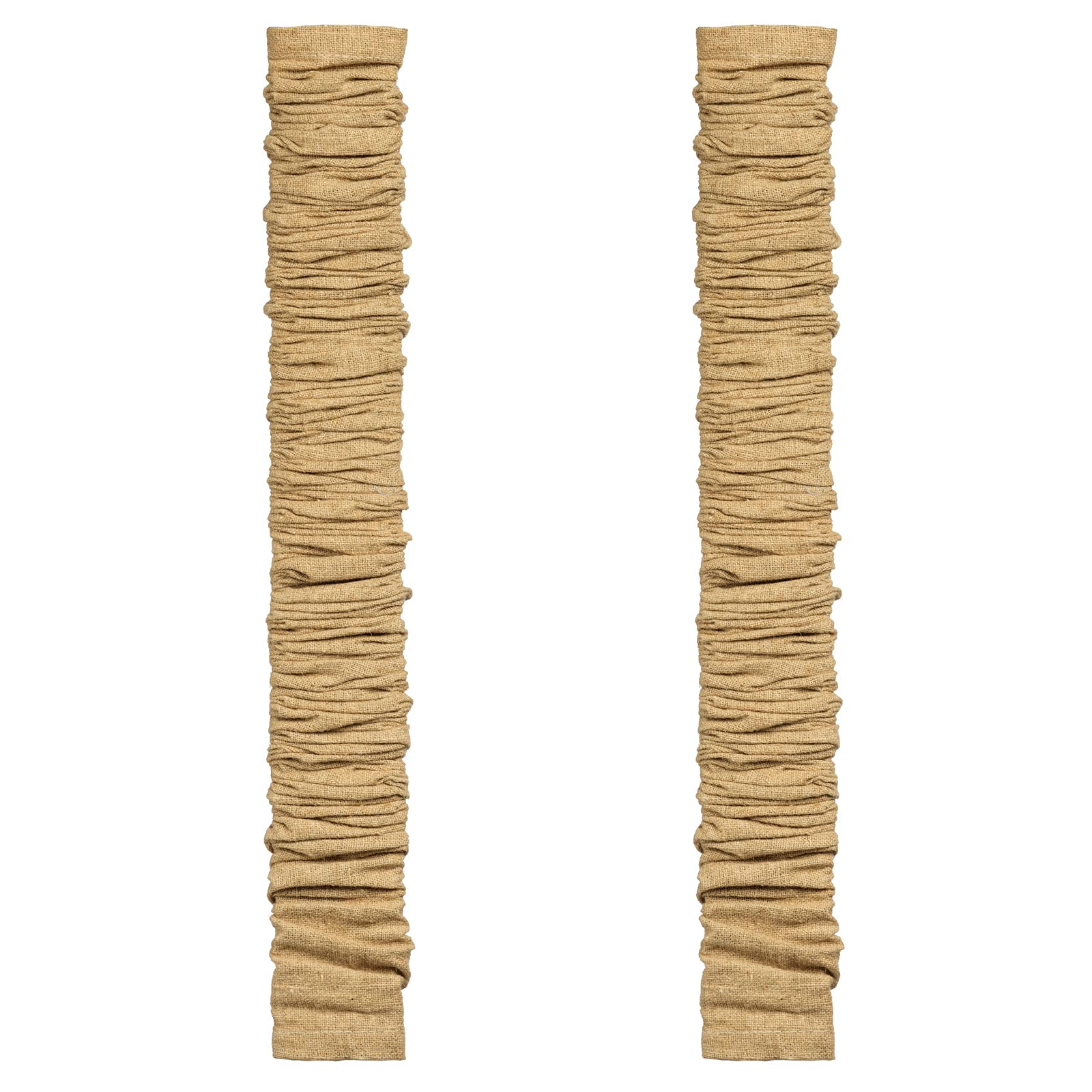 ELFCAB 2 Packs Chandelier Cord Cover Each 6 Feet Long Use for Chandelier Lighting Wires, Easy to Install (Natural Jute)