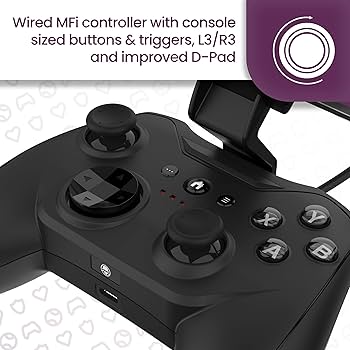 MFIコントローラー ios対応 新品 Amazon.co.jp: Rotor Riot MFi認証 ゲームパッド コントローラー