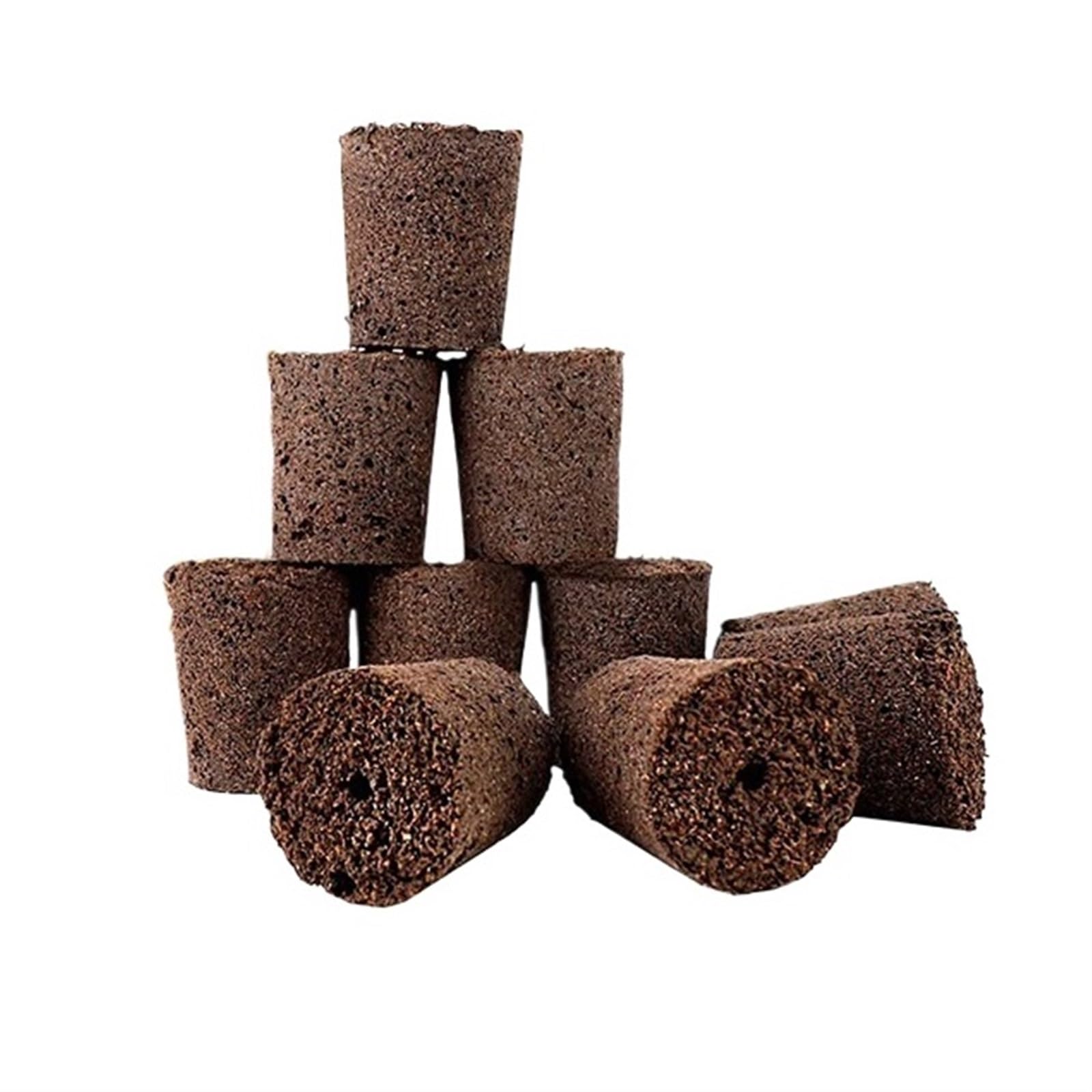 Hydroponika Ogród Kryty Inteligentne Blokery Gleby Rosną Strąki Startowe Nasion Gąbczastych Ze Składnikami Odżywczymi Do Kiełkowania Warzywa Liściaste (Size : 50 Pcs Soil Blocker)