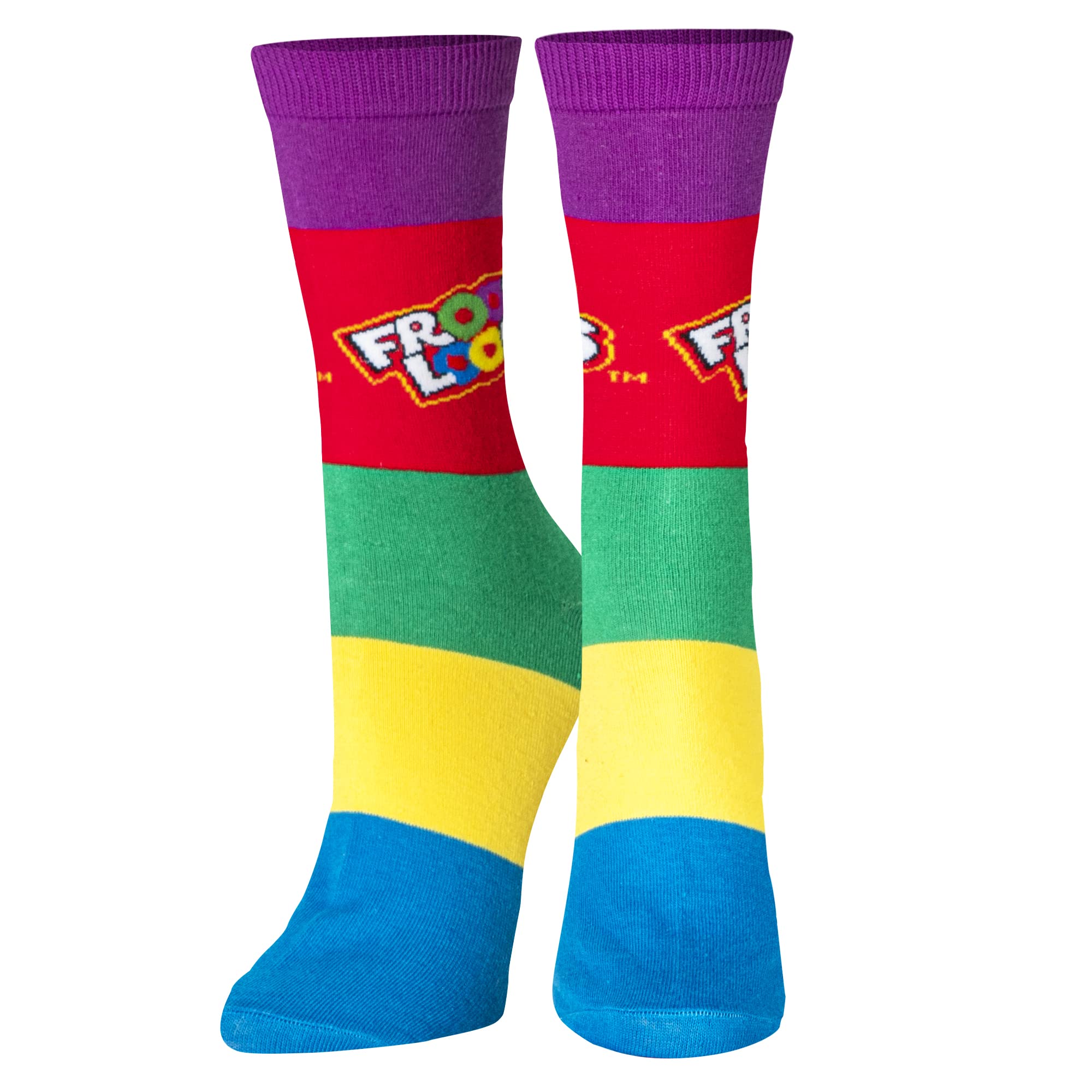 Crazy SocksFunny Breakfast Cereal Socks for Men, Crew 8-12, Novelty Silly Fun