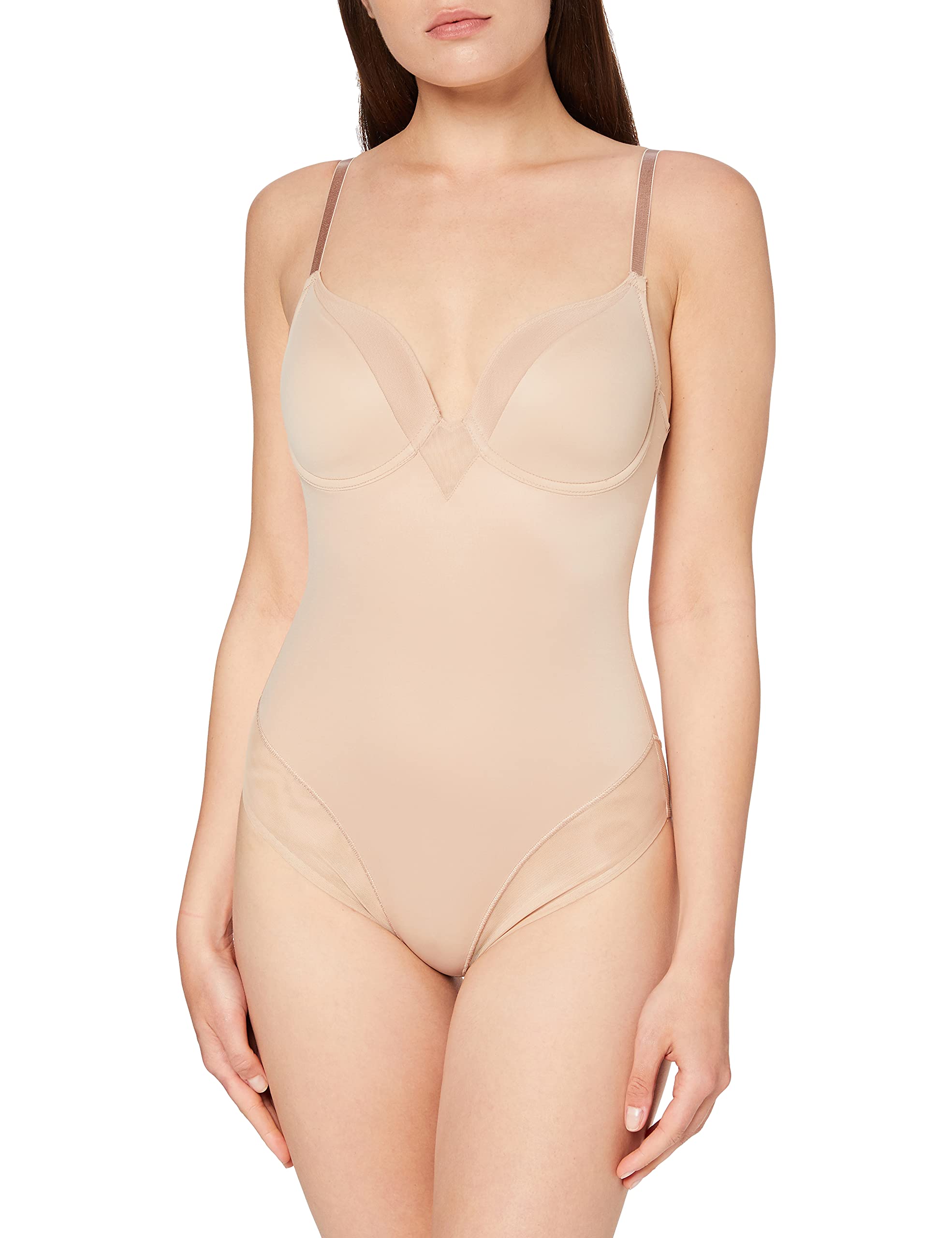 Triumph Women's Beige True Shape Sensation Bswp, Bodysuit Underwired, Smooth Skin 42C