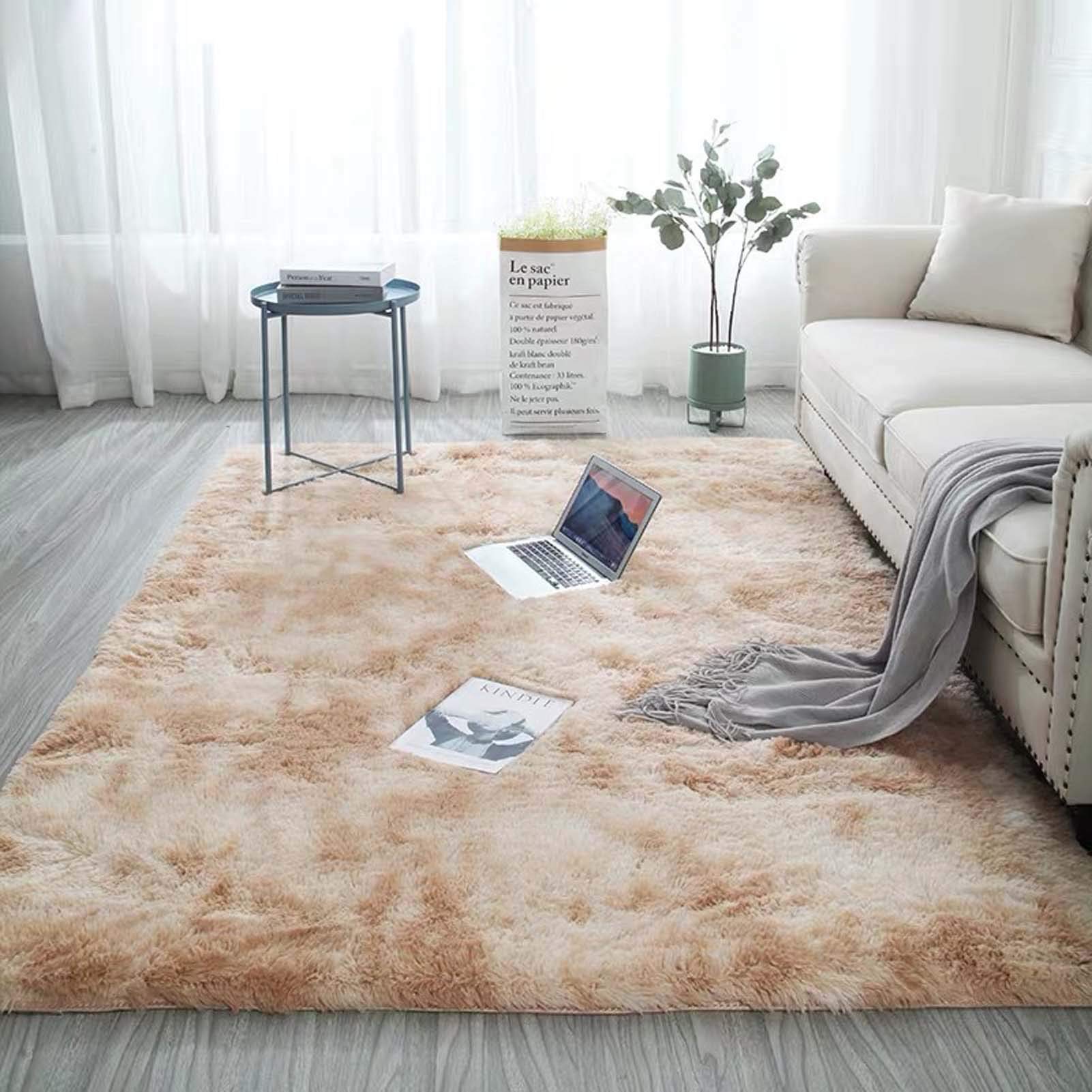 Dywan 80x120 cm, ultramiękki, puszysty, do sypialni, wygodny, puszysty, ze sztucznego futra, odpowiedni na podłogę, sofę, do salonu, dekoracyjny dywan