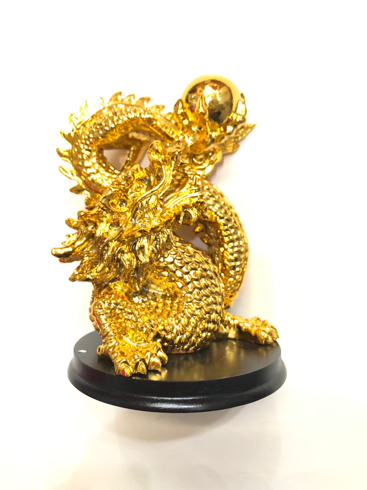 Amazon.com: Feng Shui 2023 Rising Golden Dragon Holding A