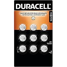 Duracell 2032 Lithium Battery, 9 Count (Pack of 1), Compatible with AirTag, Child Safety Features, Key Fob, CR2032 3V Cell