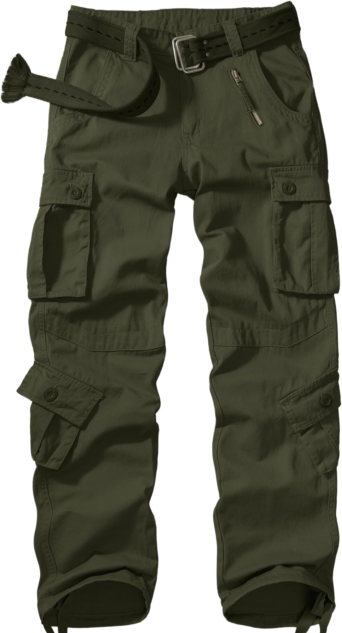 Men's BDU Casual Military Pants, Tactical Wild Army Combat ACU Rip Stop Camo Cargo Work Pants Trousers with 8 Pockets