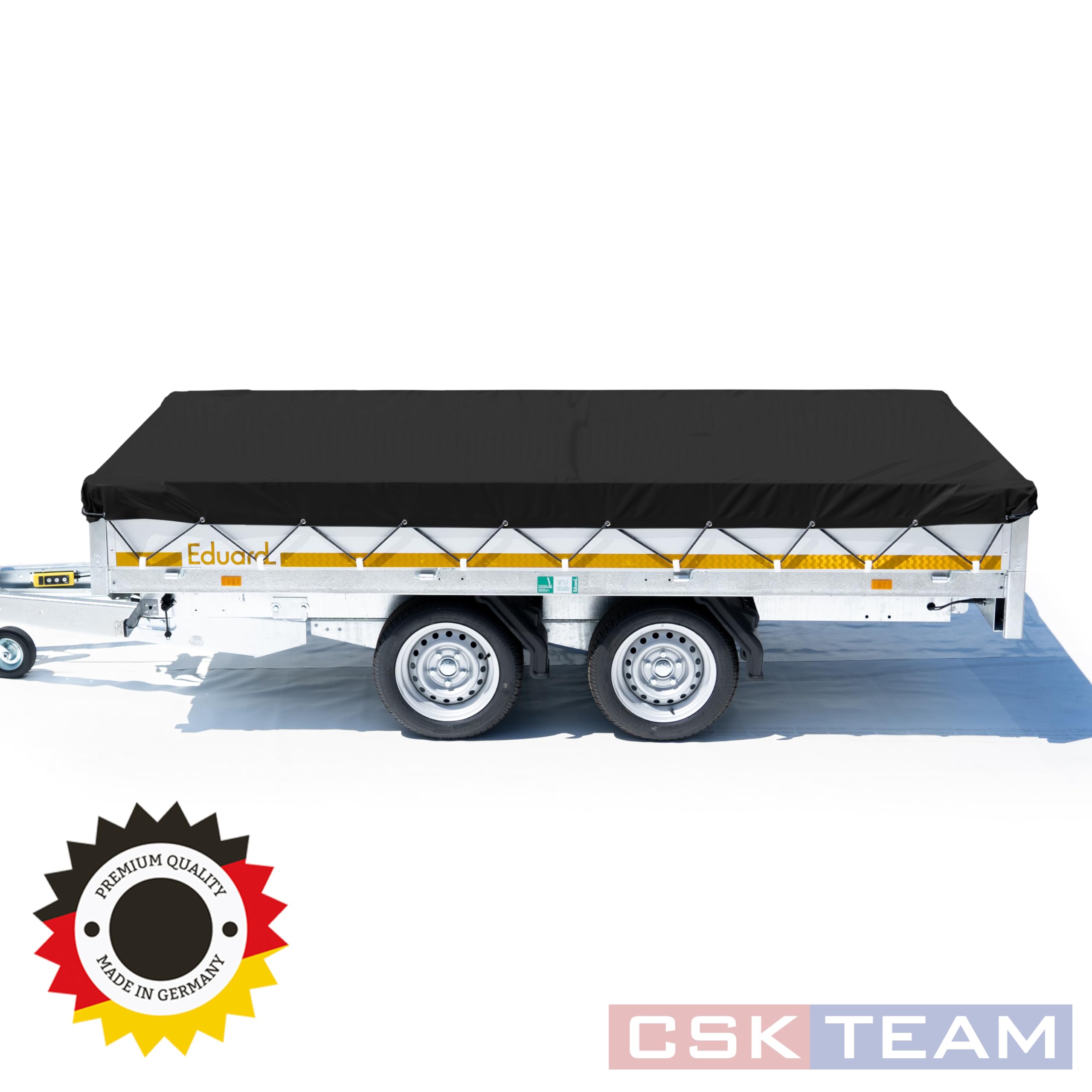 Bâche pour remorque - 311 x 160 cm - Imperméable - Tarp universel pour remorques - 680 g/m²