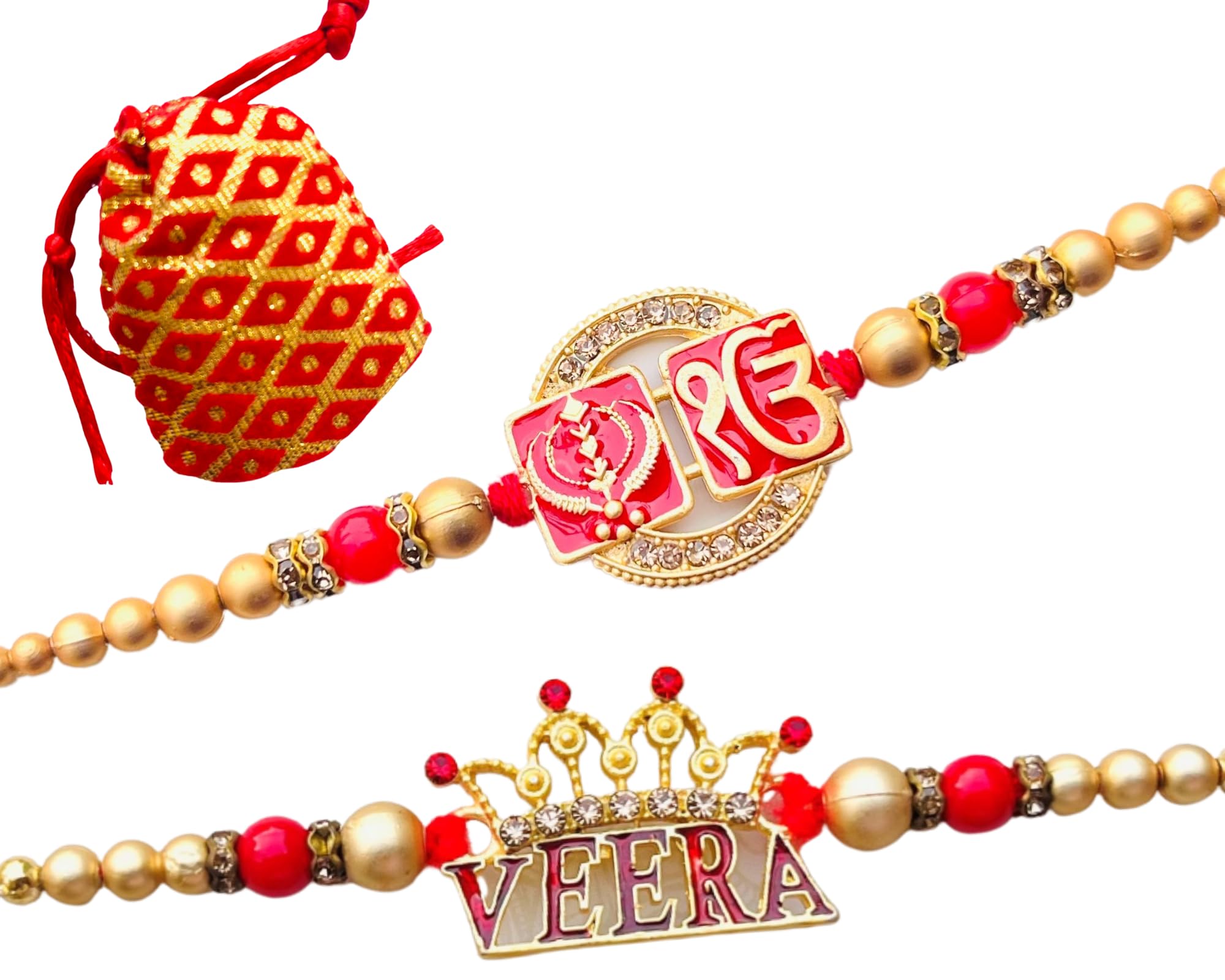 See full amazon price history chart for Artonezt Well Finished Gold Plated Elegant Designer Religious Punjabi Sikh Ek Onkar Khanda with Virji Rakhee for Brother/Bhai + Shagun Tilak Pack + Greeting Card Artonezt Well Finished Gold Plated Elegant Designer Religious Punjabi Sikh Ek Onkar Khanda with Virji Rakhee for Brother/Bhai + Shagun Tilak Pack + Greeting Card (B0CDM5JND9) Amazon Price History, Amazon Price Tracker