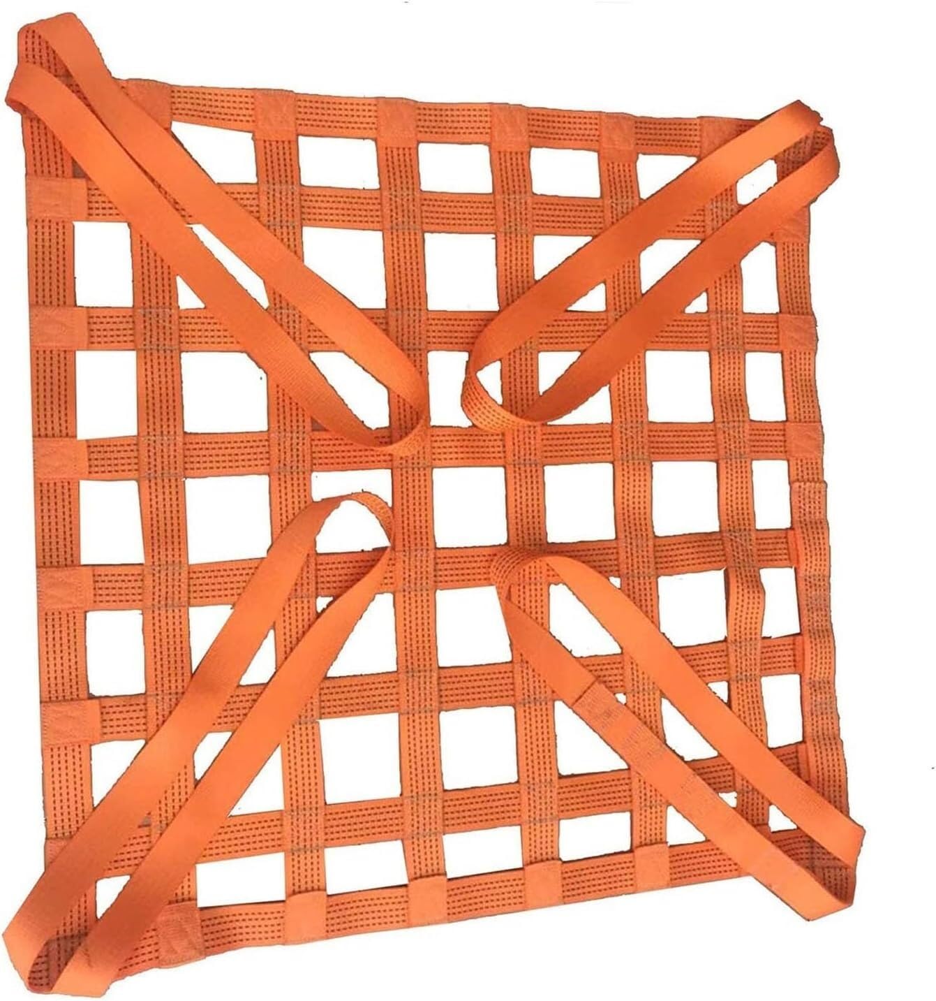 Siatka zawieszana, Siatka do podnoszenia ładunków poliestrowych, torba, obciążenie 0,3-3,5 tony olinowania budowlanego, holowania, i przenoszenia(1 X 1M/Mesh 10cm/Load 500kg)