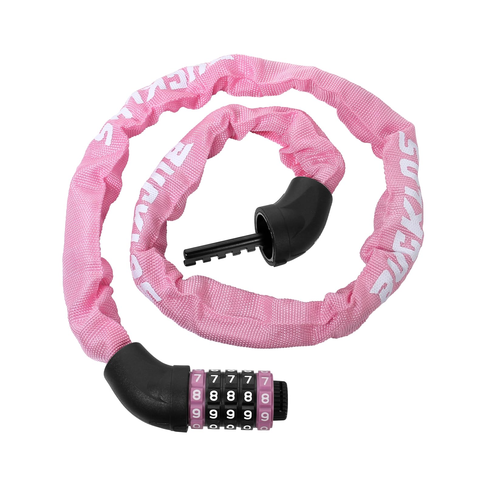 AEYINO Combination Bike Lock 1m/3.3FT Bicycle Lock with Hardened Chain