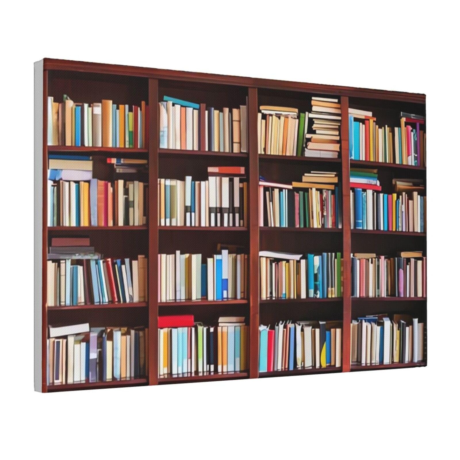 Framed Wall Art for Living Room Art Work, Books Picture Prints Modern Office Wall Paintings Poster Aesthetic Wall Decorations for Home Decor Ready To Hang 12"x18"