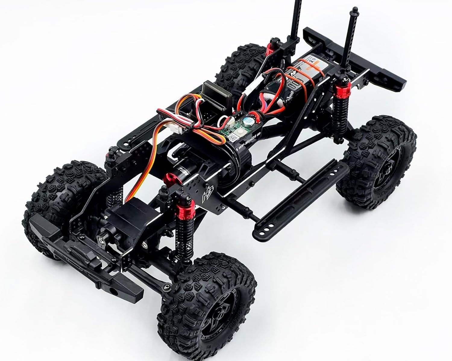 HOBBYPLUS CR-18P V3 Brushless Rushmore in T-Hunter - Matte Green - 1/18 Scale RC Truck Crawler with Off-Road RC Trucks Features, Portal Axles & Metal Gears - RTR, 2S/3S LiPo Compatible (1810418-V3)