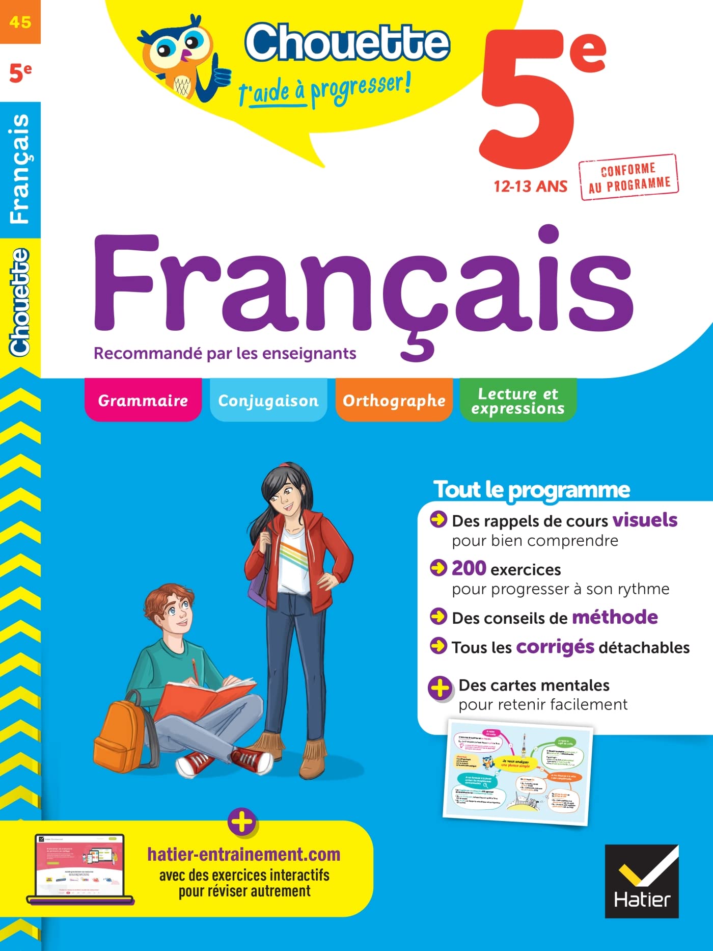 Chouette - Français 5e: cahier de révision et d'entraînement recommandé par les enseignants