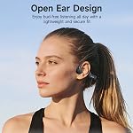 IFECCO Bone Conduction Headphones Bluetooth 6.0 - IP67 Waterproof Bone Conduction Earbuds with Mic,Open Ear Wireless Sport Headphones for Cycling Running Hiking