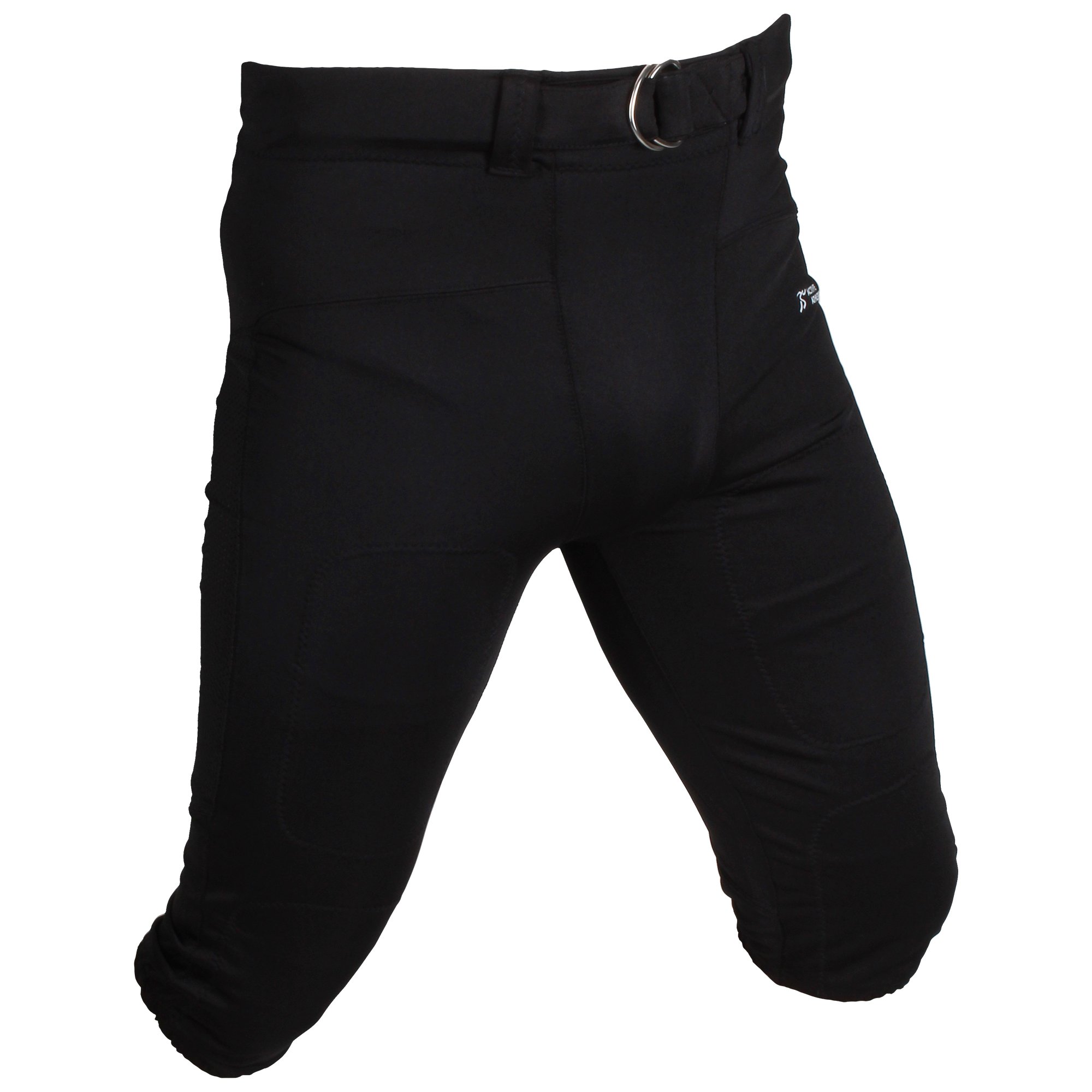 Football Hose Elite Gamepants No Fly (mit breitem Gürtel) - schwarz M