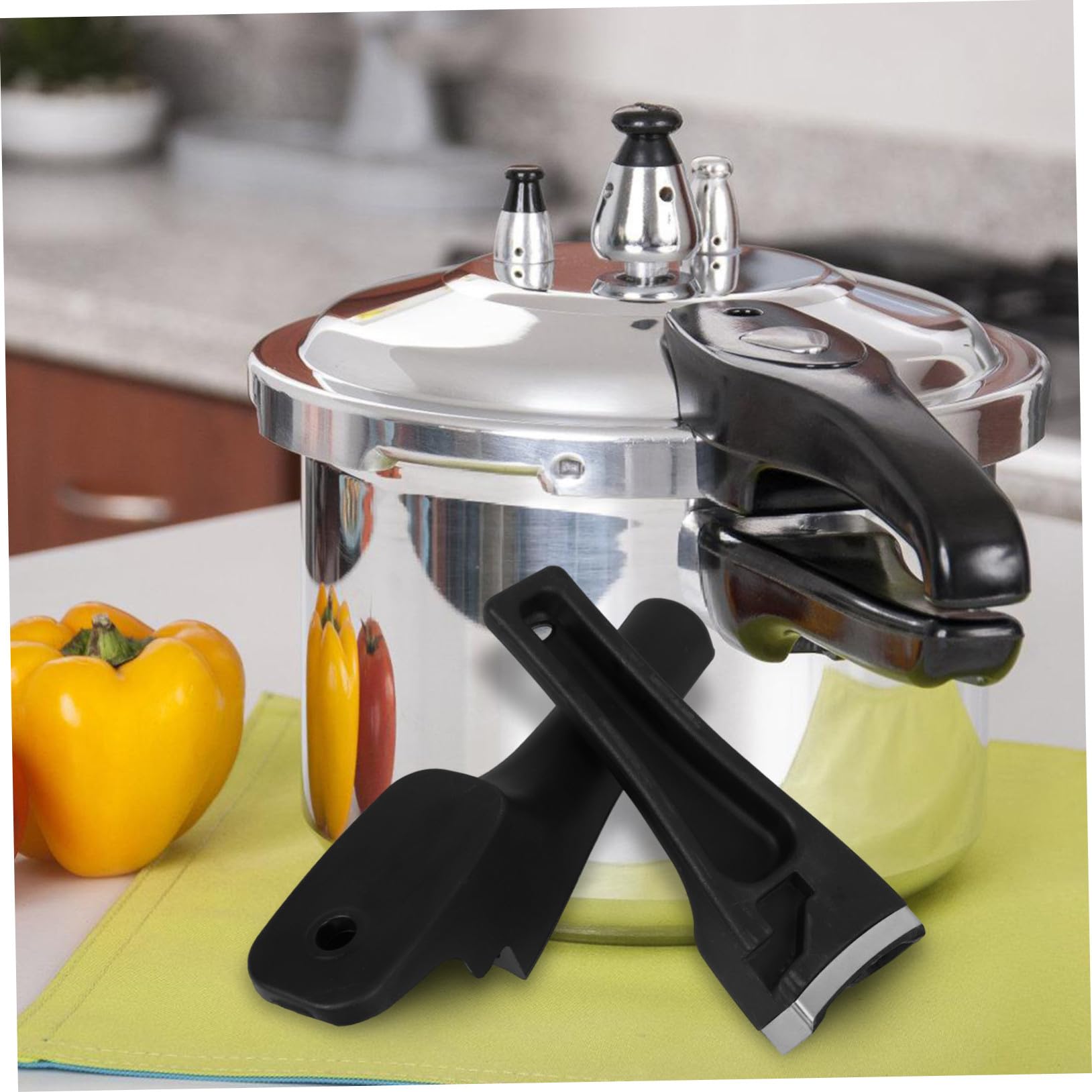 Mango De Olla Presión Mango De Agarre De Sartén De Olla Presión De De De De De Tapa De Wok para Cocina Uso Diario