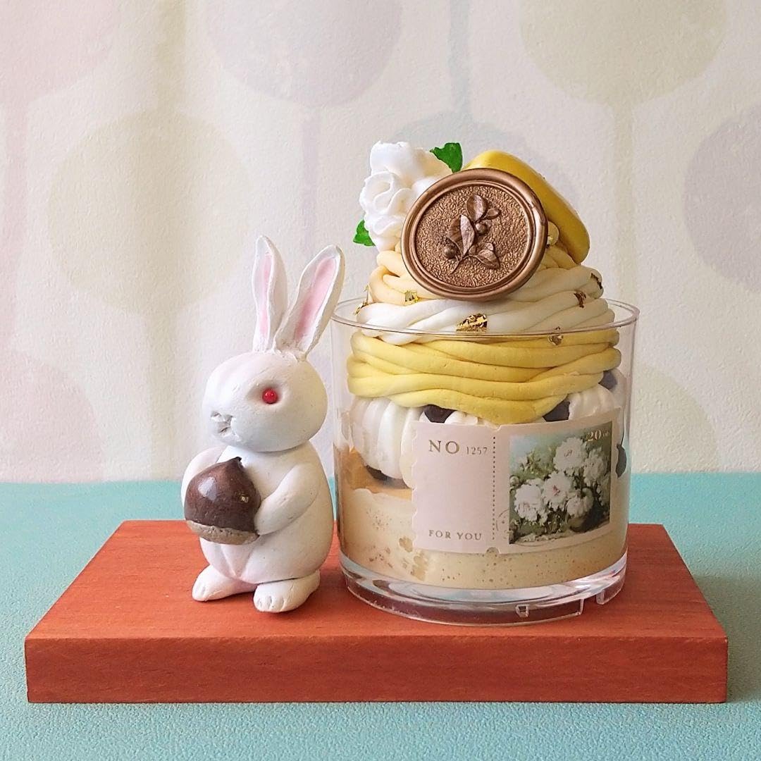 Easterにんじん　うさぎ　フェイクスイーツ　樹脂粘土　スイーツデコ Easterにんじん うさぎ フェイクスイーツ 樹脂粘土 スイーツデコ
