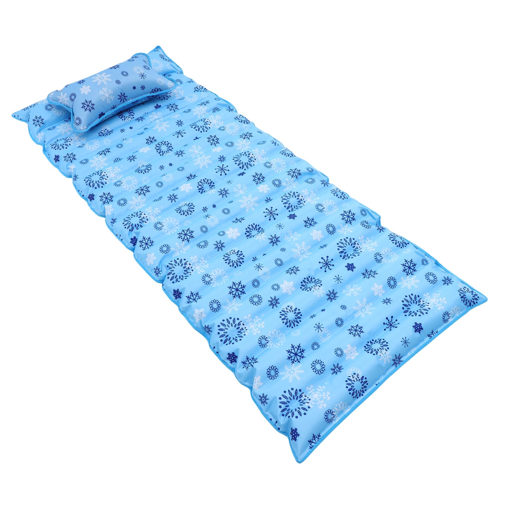 KICHOUSE Materasso Ad Acqua Estivo Cuscinetto Di Ghiaccio Rinfrescante, Morbido e Riciclabile, Adatto Per Adulti e Ragazzo Ragazza, Per Uso Domestico e Dormitori, Formato Singolo 190x75 Cm