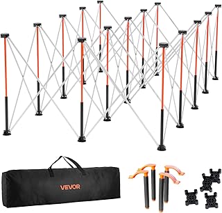 VEVOR tragbarer klappbarer Montageständer (970 x 215 x 350 mm), zusammenfaltbare Werkbank Werkbankständer mit 2724 kg Tragkraft & Aufbewahrungstasche (keine Tischplatte) für Garage Werkstatt