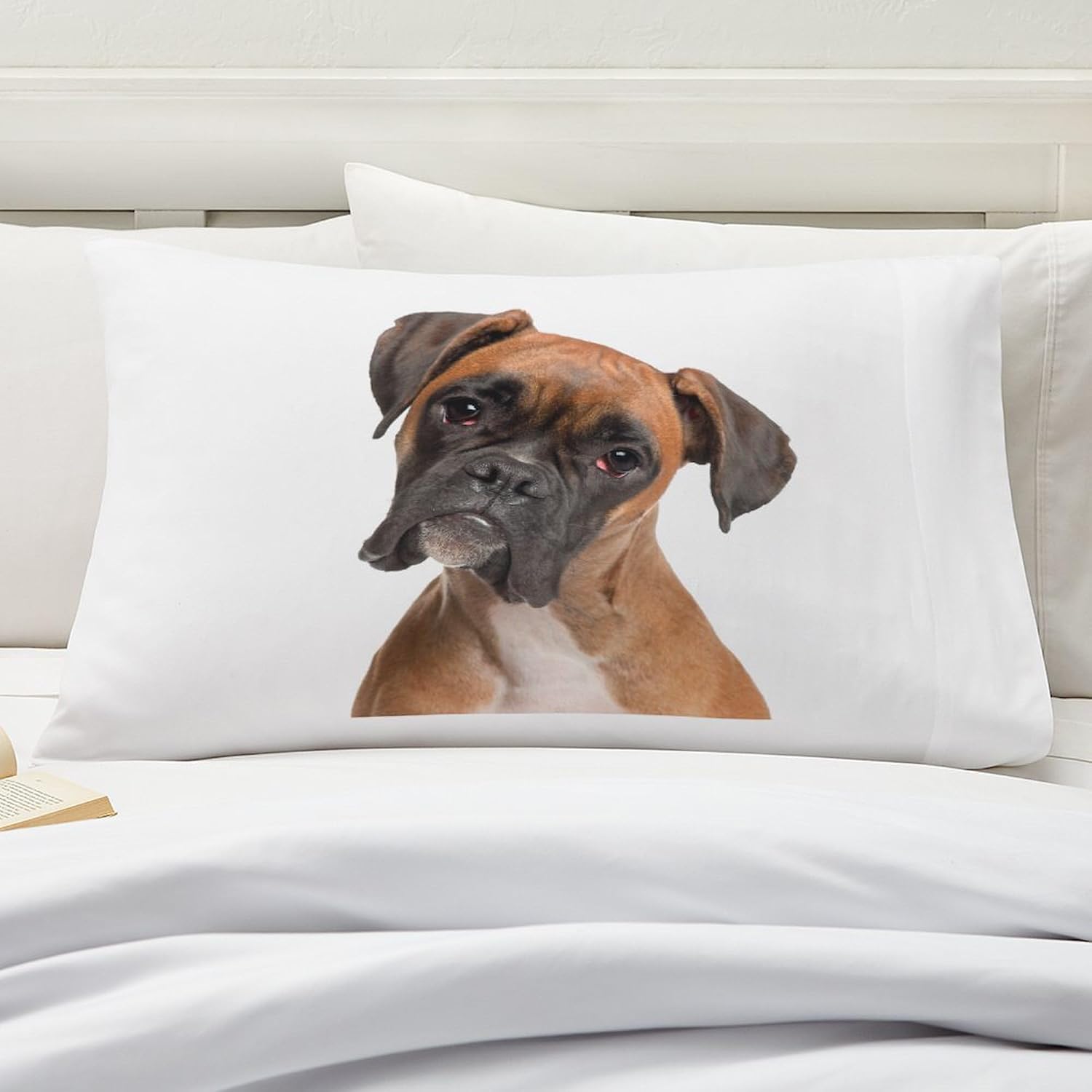 CafePress Boxer Pillow Case Standard Size Pillowcase, Lumbar Pillow Cover Fleece