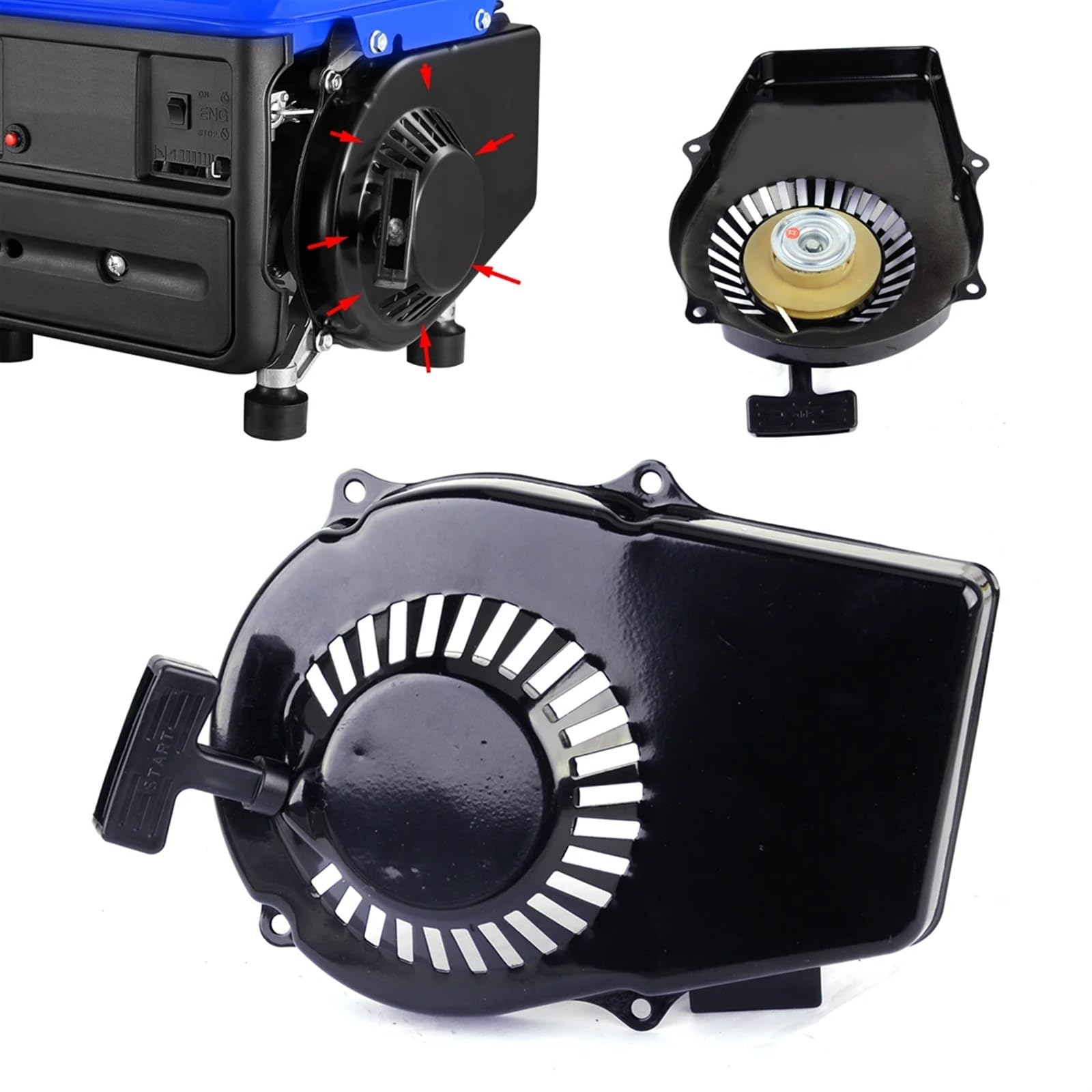 Arranque de Retroceso con Tirador Arranque de Retroceso del generador, Arranque por Cuerda for Motor Yamaha ET650 ET950