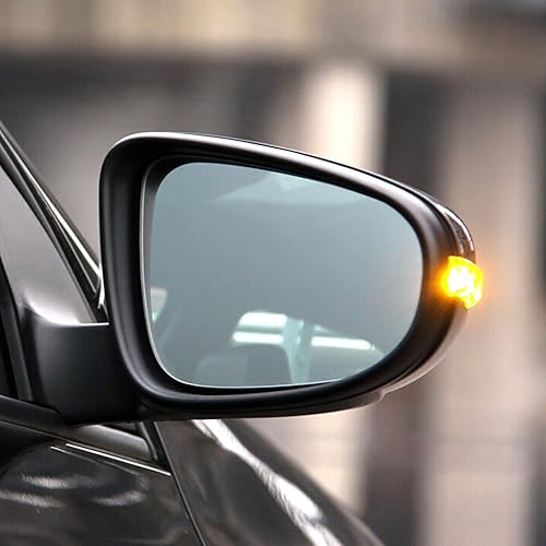 Vista 8 de BDFHYK Espejo retrovisor - Compatible con VW e-Golf, Golf R, Jetta y más - Espejo retrovisor convexo (lado derecho)