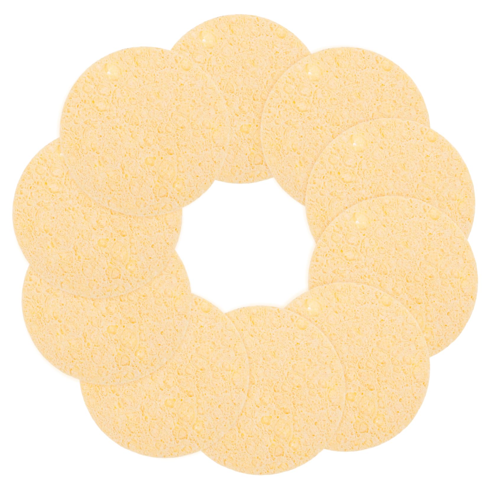 HOUDERCO Solder Tip Cleaning Sponge Set 10pcs Soldering Sponge Soldering Iron Tip Cleaner Diy