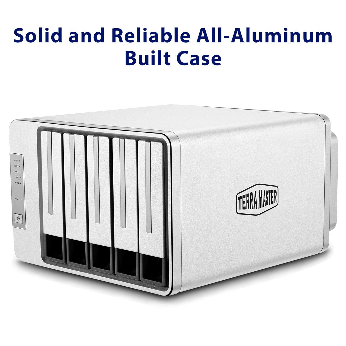 TERRAMASTER D5-300C_HDDケース（5基搭載モデル） TERRAMASTER D5-300 USB3.1 (Gen1) Type C 5-Bay External Hard Drive