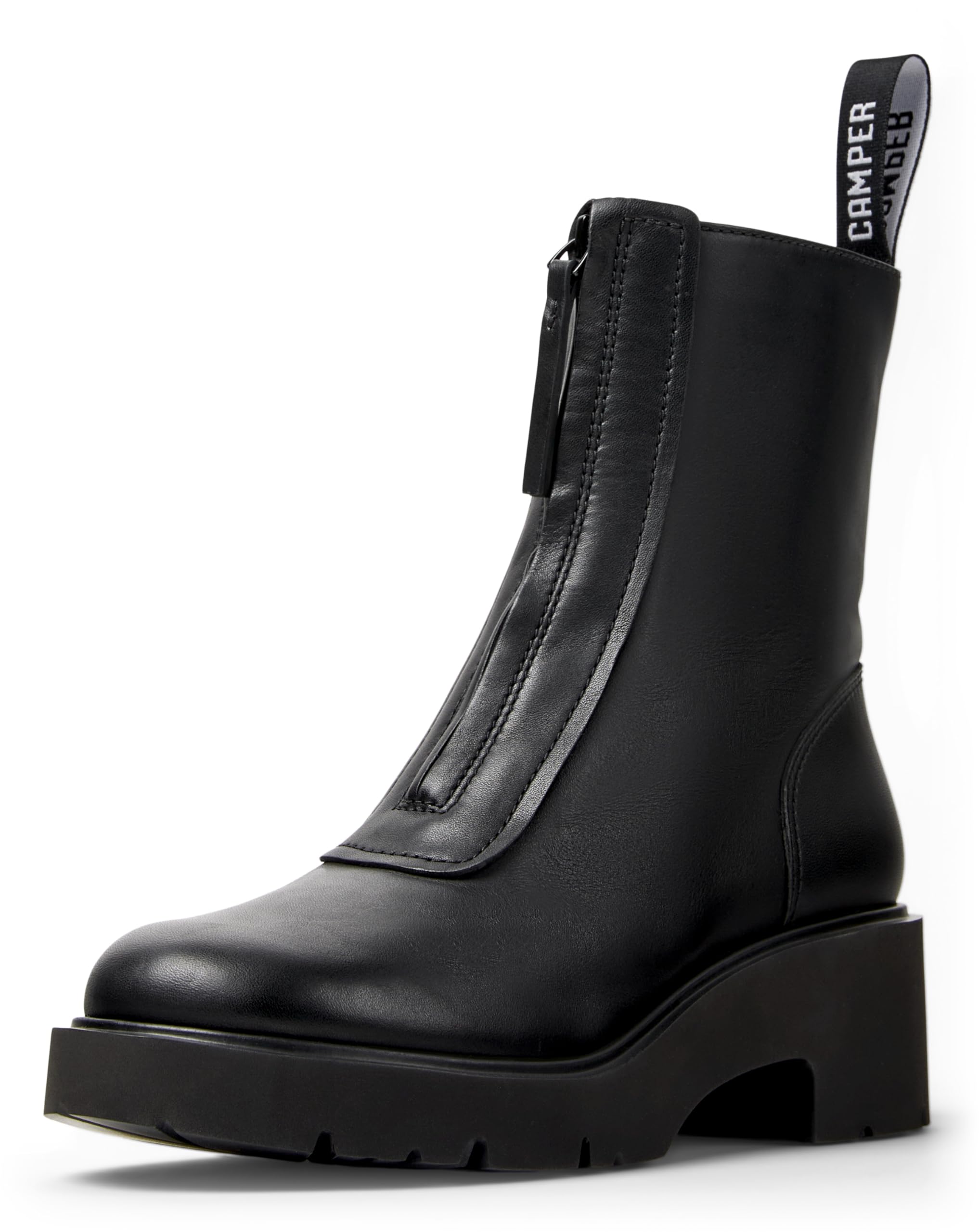 Camper Women's Milah K400776 Zip Bootie, Black 001, 8 UK