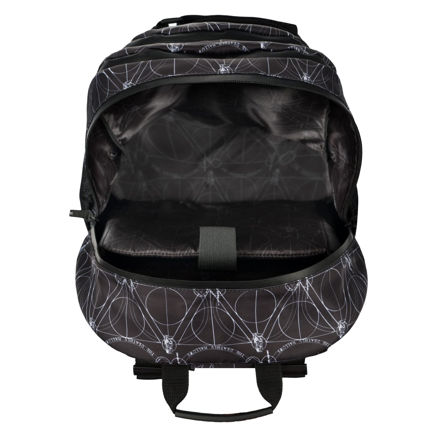Baagl Schulrucksack Set Jungen Mädchen 3 - Harry Potter Deathly Hallows | Skateboard Kinderrucksack für Weiterführendeschule mit Laptopfach, Organizer und ergonomischem Rücken.