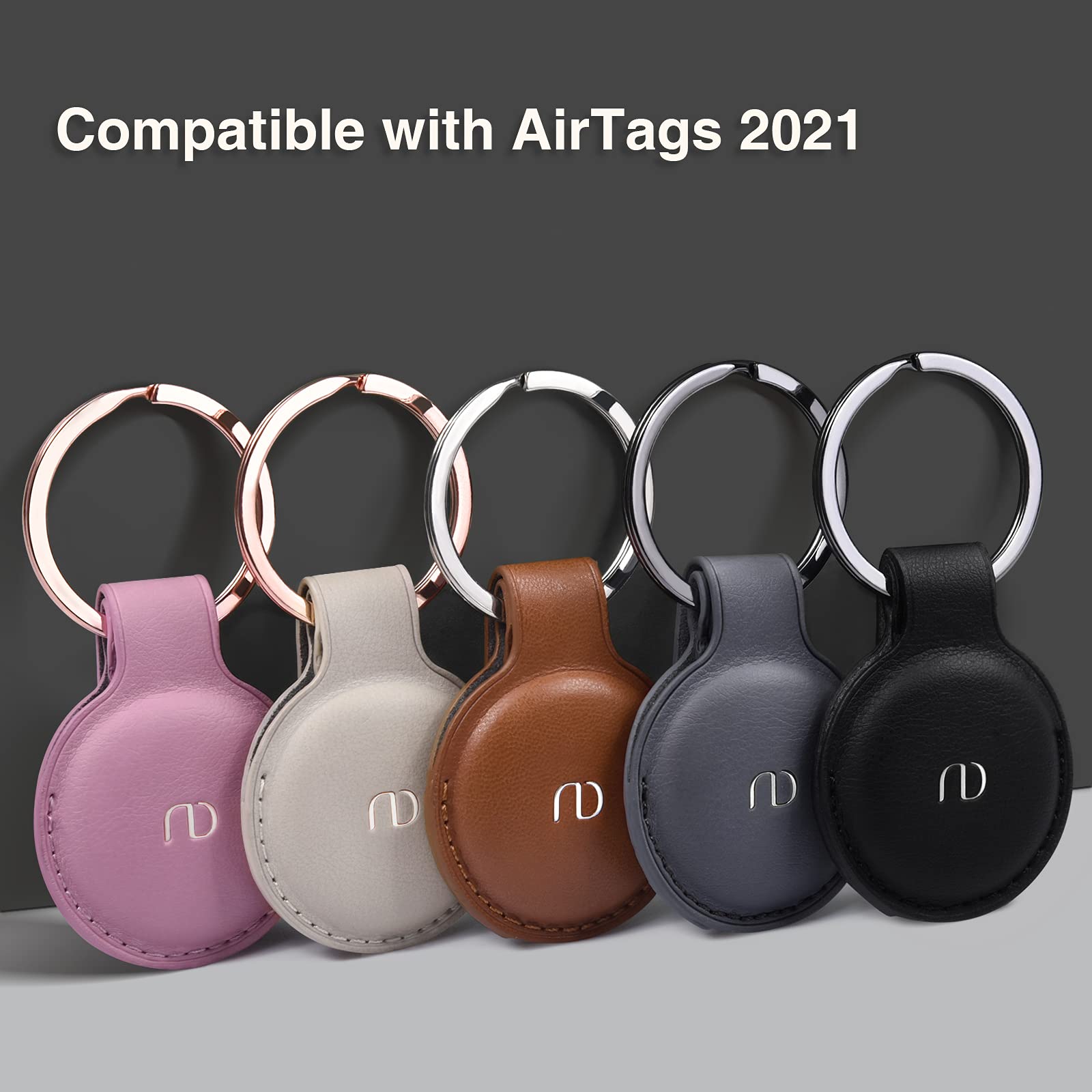 AirTag-Sleutelhanger Hoesje Siliconen - Donker Rood