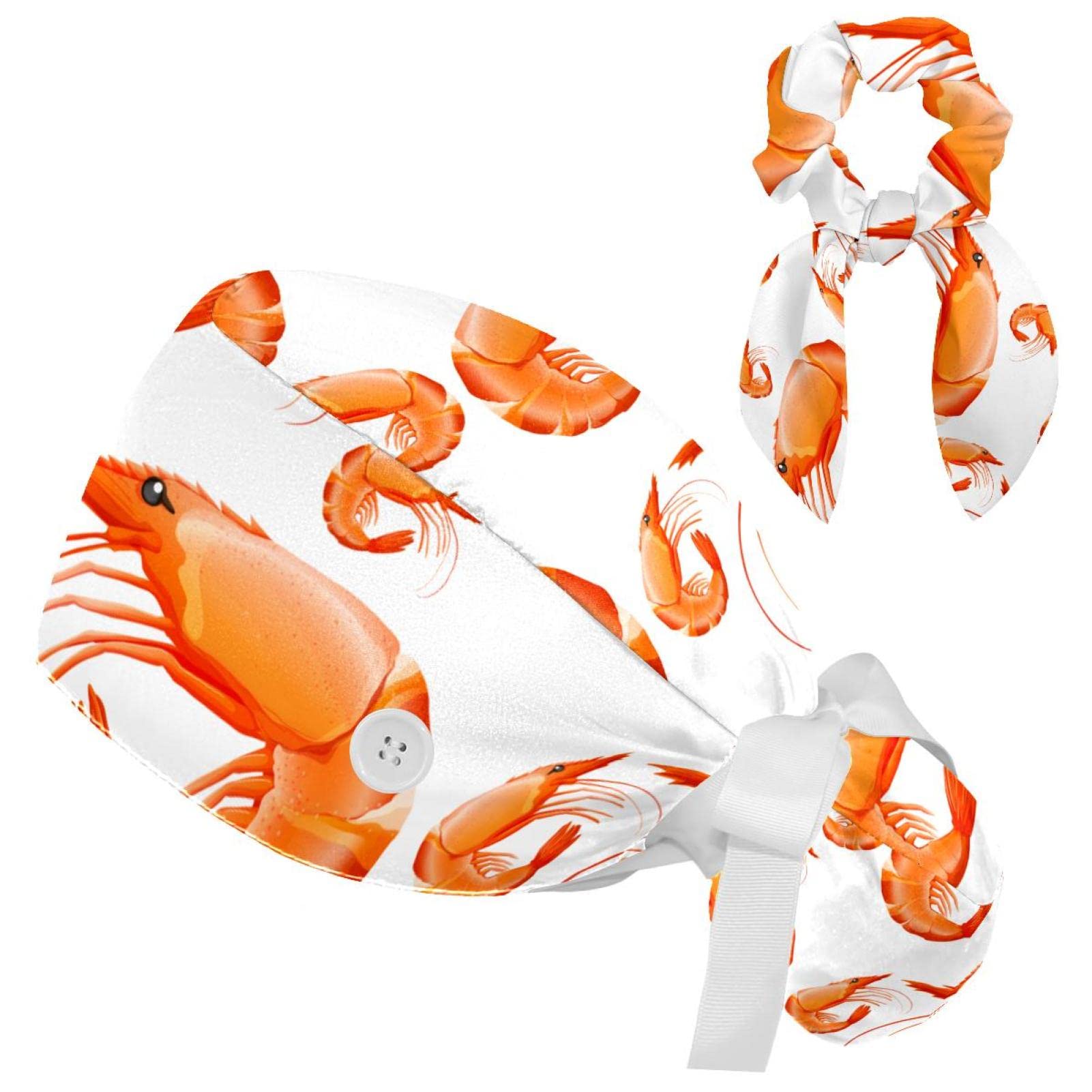 Chapeau de gommage à bandeau absorbant et bonnet bouffant réglable