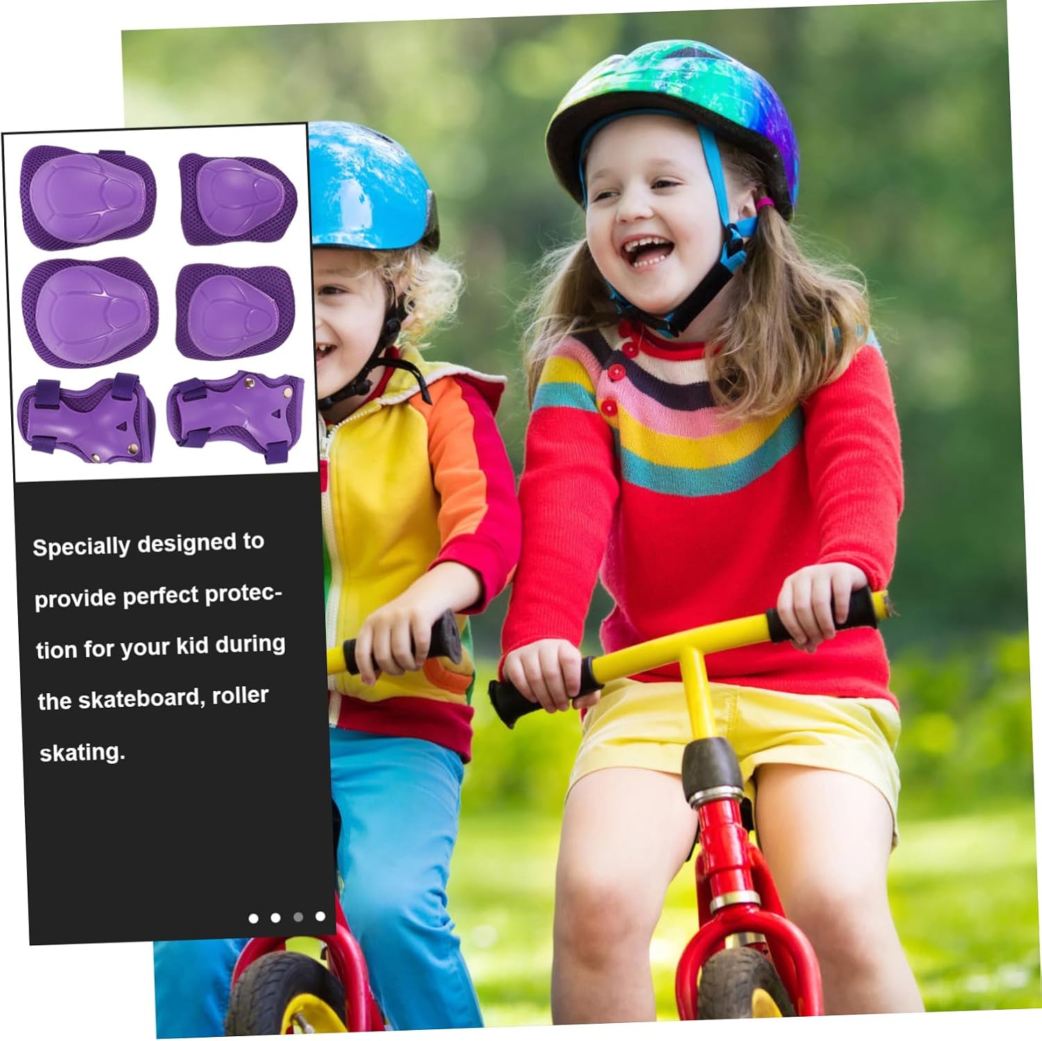 UPKOCH 1Set Protective Gear Elbow Knee Pads for Roller Skating Scooter and Outdoor Sports Full Years Comfortable and Durable Design