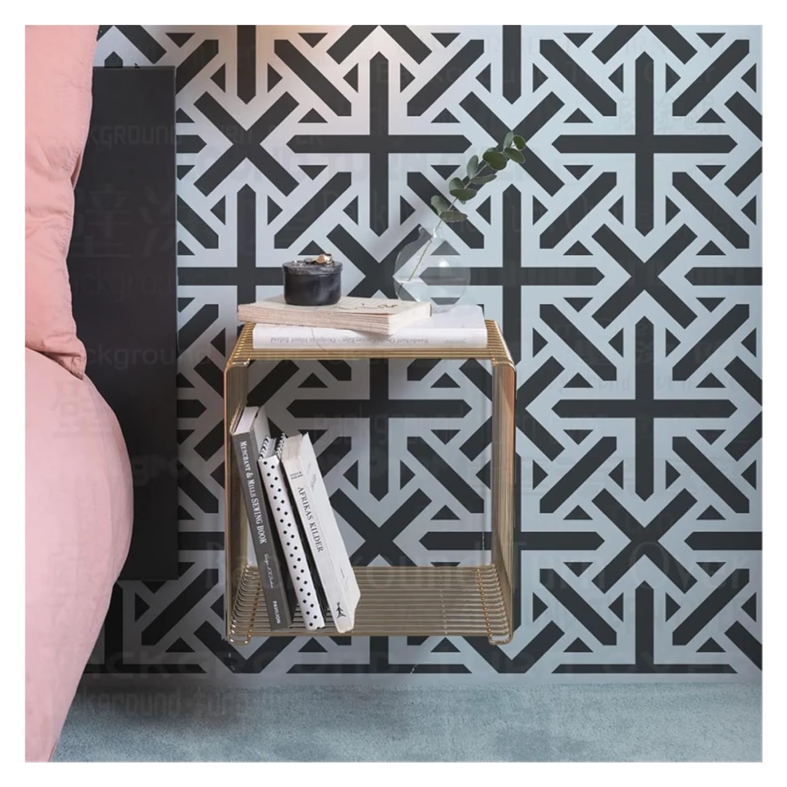 Szablony do rysowania Szablony do malowania ścian dekoracji w wielu rozmiarach(XXL 35cmX70cm - B)