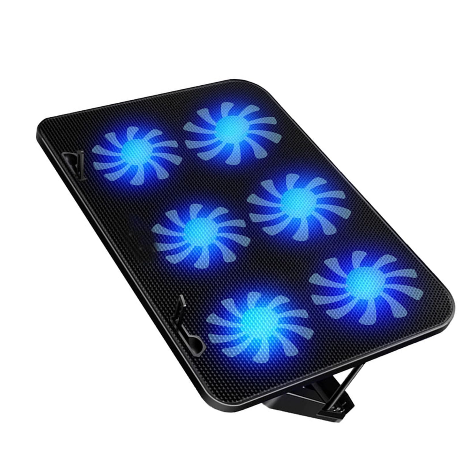 Refroidisseur de Base pour Ordinateur Portable à 6 Ventilateurs Noir