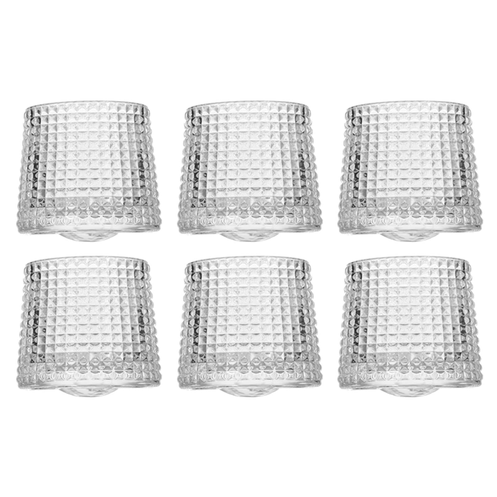 QINGGANGLING999 Wassergläser 4 stücke Trinkgläser Set verdicktes Glas Kristallglas Premium Weinglas Whisky Fremdwein Tumbler Cup Küche Glaswaren Trink-Gläser (Color : C)