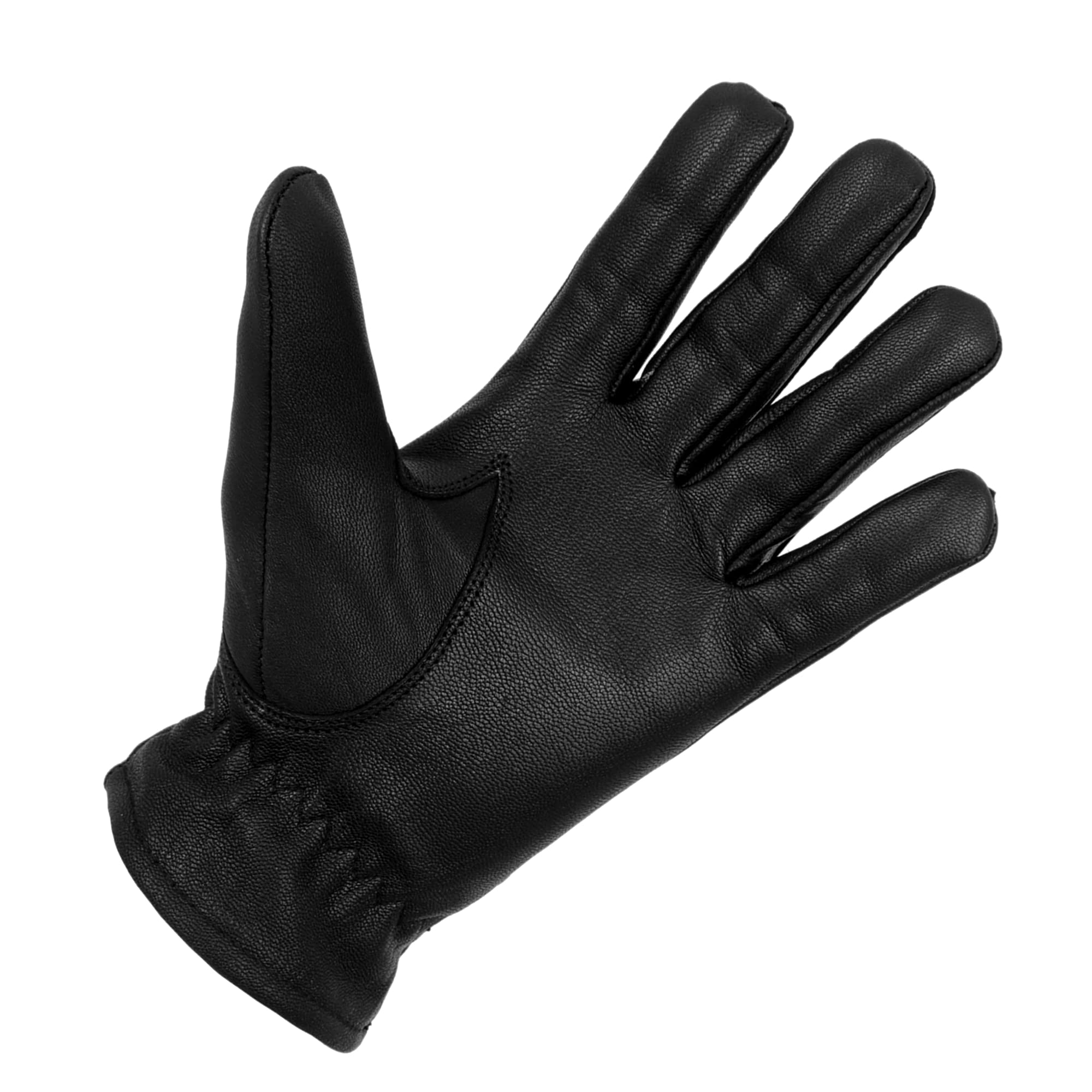 TacFirst Highway Patrol H001 POLIZEI Echtleder Einsatzhandschuhe 360° Schnitthemmend, Security Handschuhe