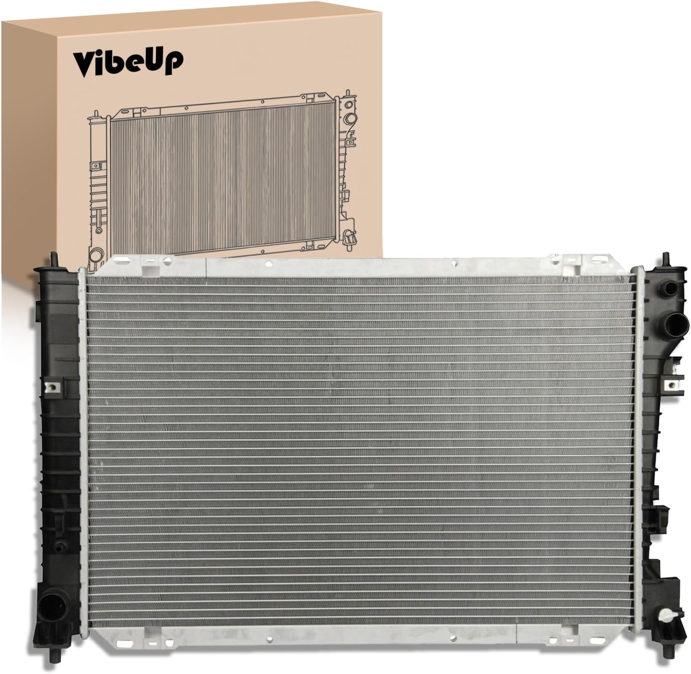 VibeUp 13041 Radiator Compatible With Ford Escape 2008-2012,for Mazda Tribute 2008-2011,for Mercury Mariner 2008-2011 | #Replaces FO3010278 8L8Z8005B 040876481343 675-00218