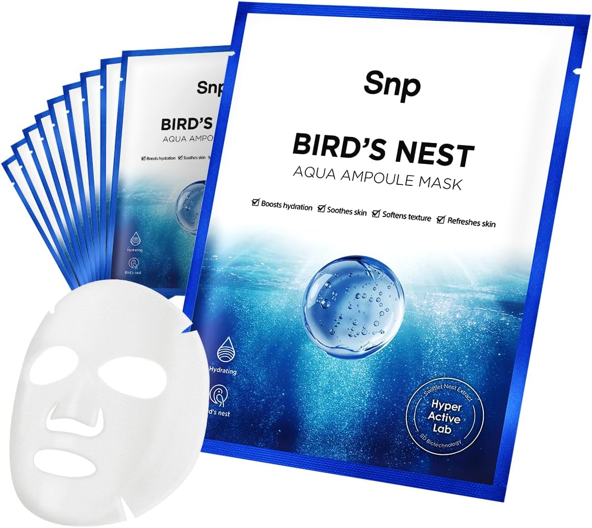 SNP Birds Nest Aqua Ampoule Mask