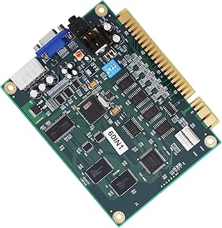 Classic 60 In1 Multicade PCB Board CGA VGA Output for Arcade Game Machine PCB Board Classic Game Board VGA Output Game Board Horizontal Durable